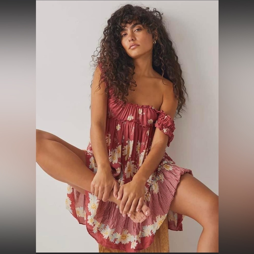 Free People Bali Wild Daisy Slip Dress
